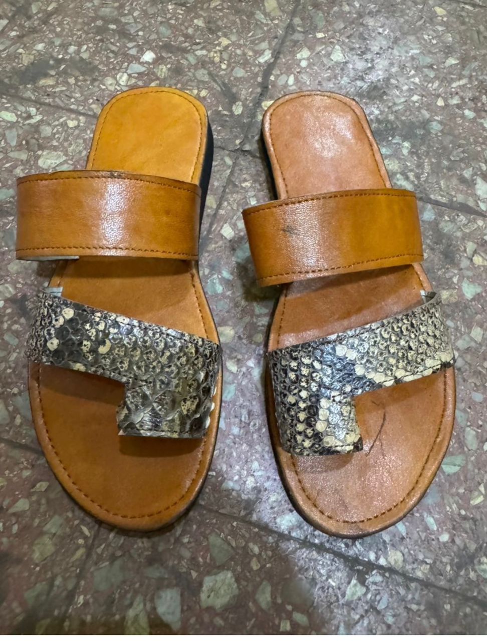 Sandales serpent — maroquinerie Dalifini So